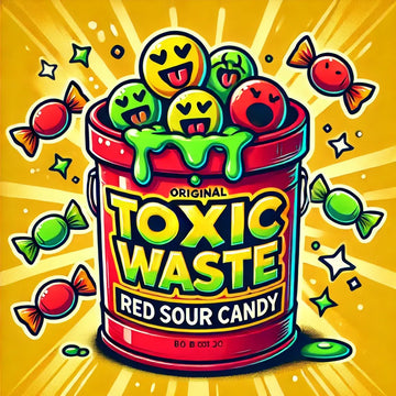 Piros Toxic Waste: A Legextrémebb Savanyú Élmény!