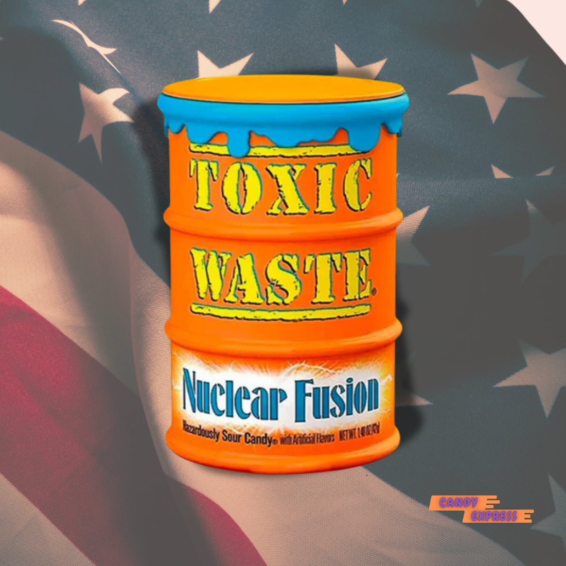 Toxic Waste narancssárga dobozos cukorkák - Candy Express