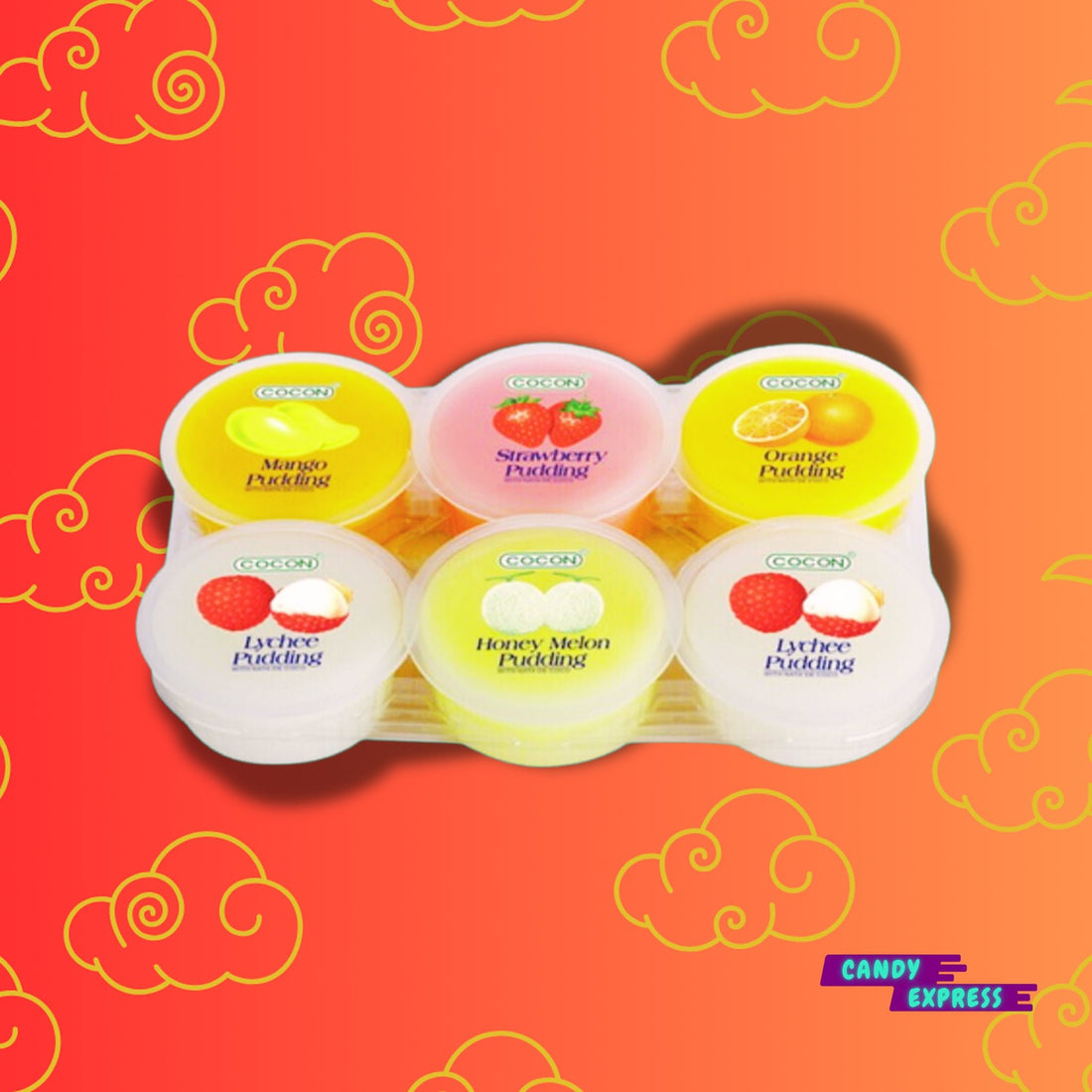 Vegyes Gyümölcs Puding Kókusz Darabkákkal - Candy Express