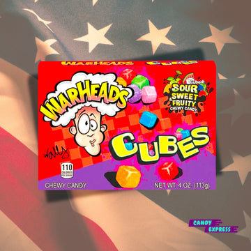 Warheads Sour Cubes savanyú kocka rágó - Candy Express