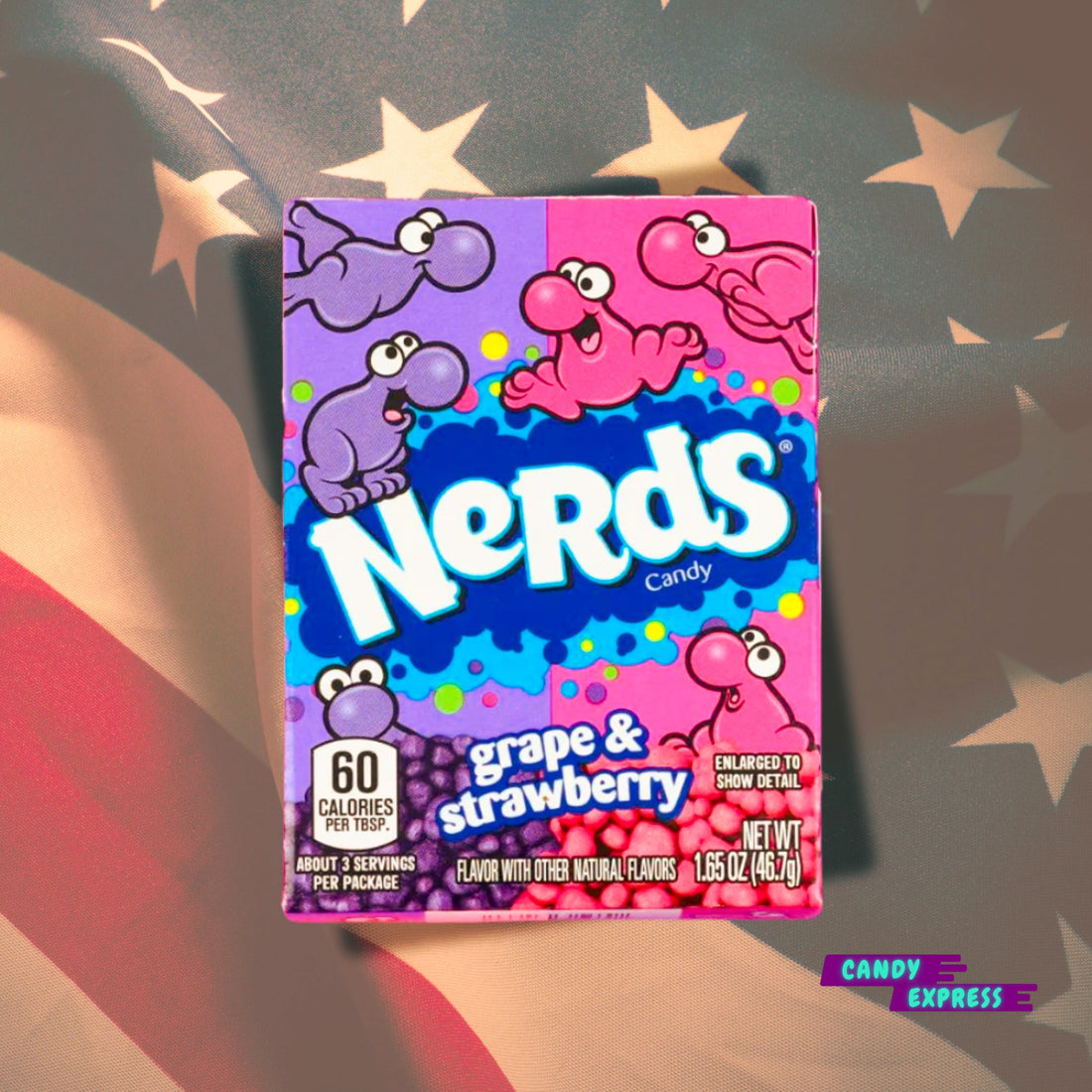 Nerds Grape and Strawberry szőlős - epres cukorka - Candy Express